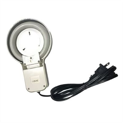 Joebo Microscope Kit LED Microscope Light 8W Ring Fluorescent Illuminatior White Bulb Objective Illumination for Stereo Microscopio 110v Microscope Lens Adapters