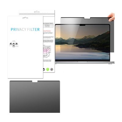 LMyyds 13.3-16 Inch Ultra-Thin 0.4mm Magnetic Privacy Screen, Anti-Glare Laptop Screen Protector Filter (Color : PET, Size : 14in/306x201mm)