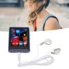 MP3 Player, 2.4 Inch Full , 5.0 HD Noise Reduction Portable MP3 Music Player for Music Lovers, Support FM Radio (Blue) view 4