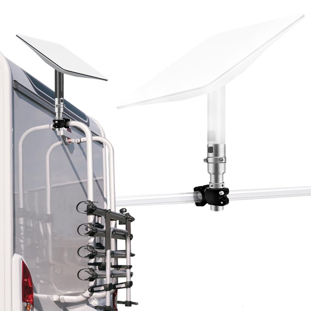 Starlink Mount for RV Ladder,Starlink Pole Mount,for Installation Range 0.8-1.17,Starlink Mount Clamp Works with RV,SUV,Pole,Roof Rack, Ladder etc,Starlink V2 Outdoor Portable Installation