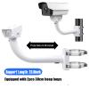 UQISOVI Universal Pole Mounting Bracket with 2 Loops, Aluminum Alloy Vertical Pole Mount Adapter for CCTV Security Camera, Bullet Camera Indoor Outdoor Pole Column Holding Bracket (Length 23.6inch) view 3
