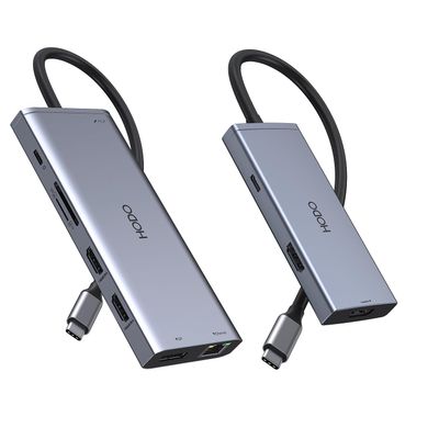 13-in-1 USB C Docking Station+6-in-1 Docking Station Dual Monitor for Laptop