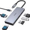 13-in-1 USB C Docking Station+6-in-1 Docking Station Dual Monitor for Laptop view 2