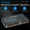 LEIGESAUDIO LG-EQ7A 7-Band Car Audio Graphic Equalizer with Front 3.5mm Aux Input, High Voltage RCA Outputs and High Level Speaker Inputs view 2