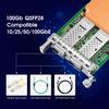 100Gb OCP3.0 Network Card with 1ntel E810 Chip,Dual-Ports NIC PCI Express Ethernet Adapter Support Windows Server/Linux/VMware view 3