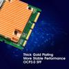 100Gb OCP3.0 Network Card with 1ntel E810 Chip,Dual-Ports NIC PCI Express Ethernet Adapter Support Windows Server/Linux/VMware view 4