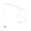 10FT x 20FT Backdrop Stand Heavy Duty with Base, Portable Adjustable Pipe and Drape Kit Metal Arch Frame for Wedding Baby Shower Birthday Parties Banquet Decorations view 1