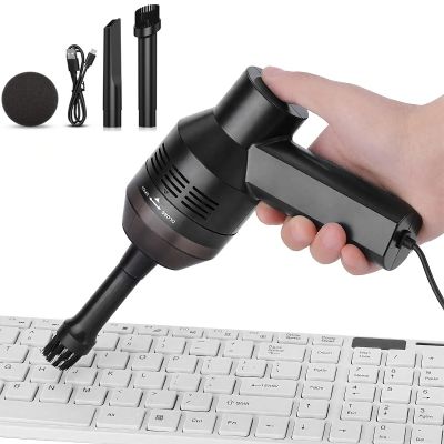 Portable Mini Handheld USB Keyboard Vacuum Cleaner Keyboard Cleaner Kit for Laptop Desktop PC, Cordless Mini Computer Vacuum, Cleaning Dust, Hairs, Crumbs, Scraps, Ash for Laptop, Computer (#01)