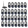 Retekess TA003 Silent Disco Headphone System,Wireless Silent Disco LED Light Headphones, Stereo and HiFi Sound, Silent Party Headphones for Music Events, Bar, Silent Conference (30 Pack) view 1