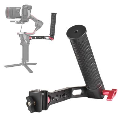 Andoer Adjustable Handle Grip Mini Gimbal Handheld Camera Holder Stabilizer Rubber Handle Ergonomic Design Compatible with DJI RS 2/ RSC 2/ RS 3 Mini/RS 3 /RS 3 Pro