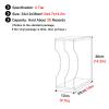 LZMZMQ Acrylic Vinyl Record Holder Countertop Rack, 2 Tier Wooden Table Record Display Box for Albums/Books/Magazines, for Living Room Bedroom Bars, Hold About 30 Records view 2