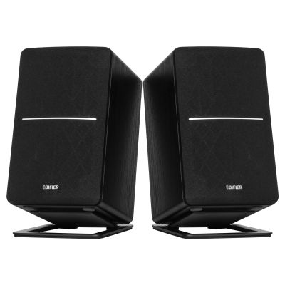 Edifier R1280DBs Active Bluetooth Bookshelf Speakers with 7" Stands Combo Pack - Optical Input - 2.0 Wireless Studio Monitor Speaker - 42W RMS with Subwoofer Line Out - Black