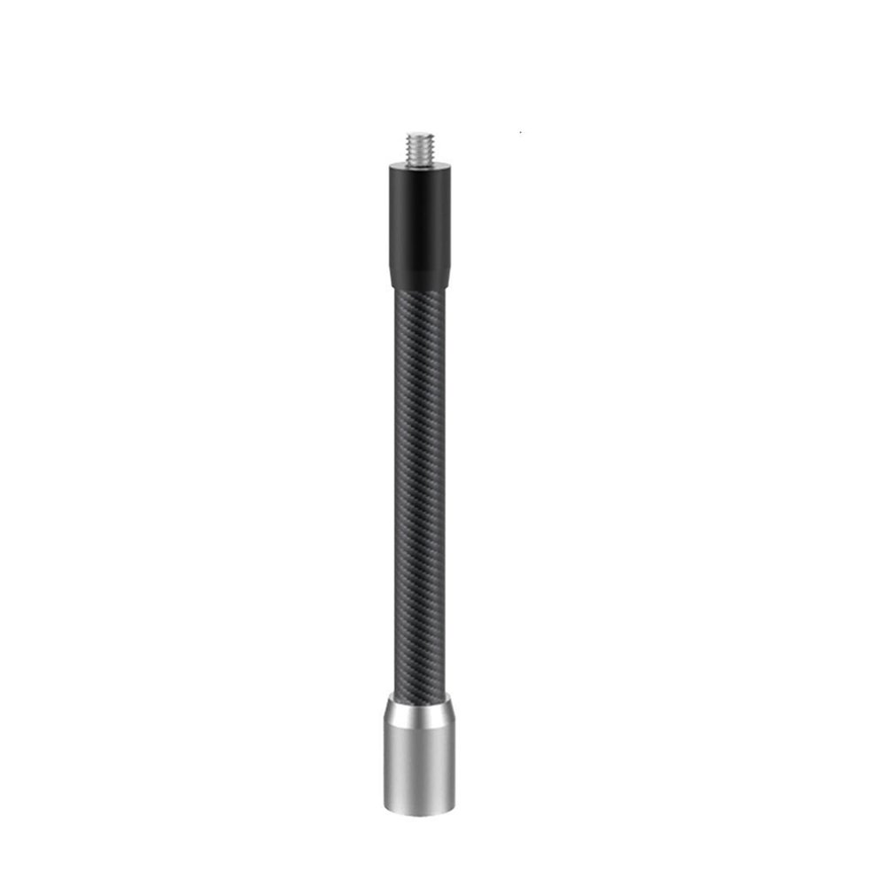 BGNing Action Camera Carbon Fiber Extension Rod with 1/4'' Screw Thread Adapter Compatible with Insta360 GoPro12 (12CM)