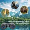 12x50 HD Binoculars for Adults High Powered, HD Large View Binoculars with Clear Low Light Vision, Lightweight Waterproof Binoculars for Bird Watching Hunting, Green view 3
