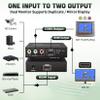 Adapter Converter Fits for HDMI to RCA & AV 3RCA CVBS Composite Video Audio, Support PAL/NTSC, Compatible with PC, Laptop, Xbox, TV, Camera, Monitor view 4