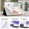 Case for 6" All-New Kindle (11th Generation 2022 Release Only), Slim PU Leather Folio Kindle Cover, with Auto Sleep and Wake & Adjustable Stand for Kindle 11th Gen 2022 Case 6", Flowers view 2