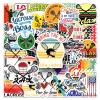 100 Pcs Lacrosse Stickers,Lacrosse Vinyl Waterproof Decals Perfect for Water Bottle Laptop Luggage Skateboard,Lacrosse Gifts for Men Lacrosse Lovers Team Players view 1
