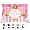 10x8ft Baby Shower Backdrop A Little Princess is on Her Way Pink Gold Crown Photography Background Girls Baby Shower Party Decoration Supplies Photo Booth Props Banner view 2