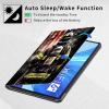 Case for 6.8" Kindle Paperwhite (11th Generation-2021/2023/2024), Slim PU Leather Adjustable Stand Smart Kindle Cover, with Auto Wake/Sleep for Kindle Paperwhite Signature Edition,Firefighter USA Flag view 4