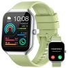 Smart Watch for Men Women (Answer/Make Call), 1.96" HD Smartwatch with Heart Rate/Sleep Monitor/Pedometer/Calories, 113+ Sports Fitness Watch, IP68 Waterproof Activity Tracker for Android iOS-Green view 1