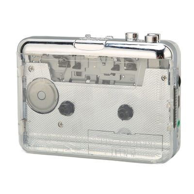 LOCADENCE Portable Cassette Player, Multifunction Clear Stereo Sound FM Radio, USB Power Cassette Player with 3.5mm Headphone Jack