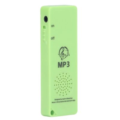 LOCADENCE MP3 Player, Lossless Sound Quality Multifunctional Portable Player, Support 64GB Memory Card Mini MP3 for Students (Green)