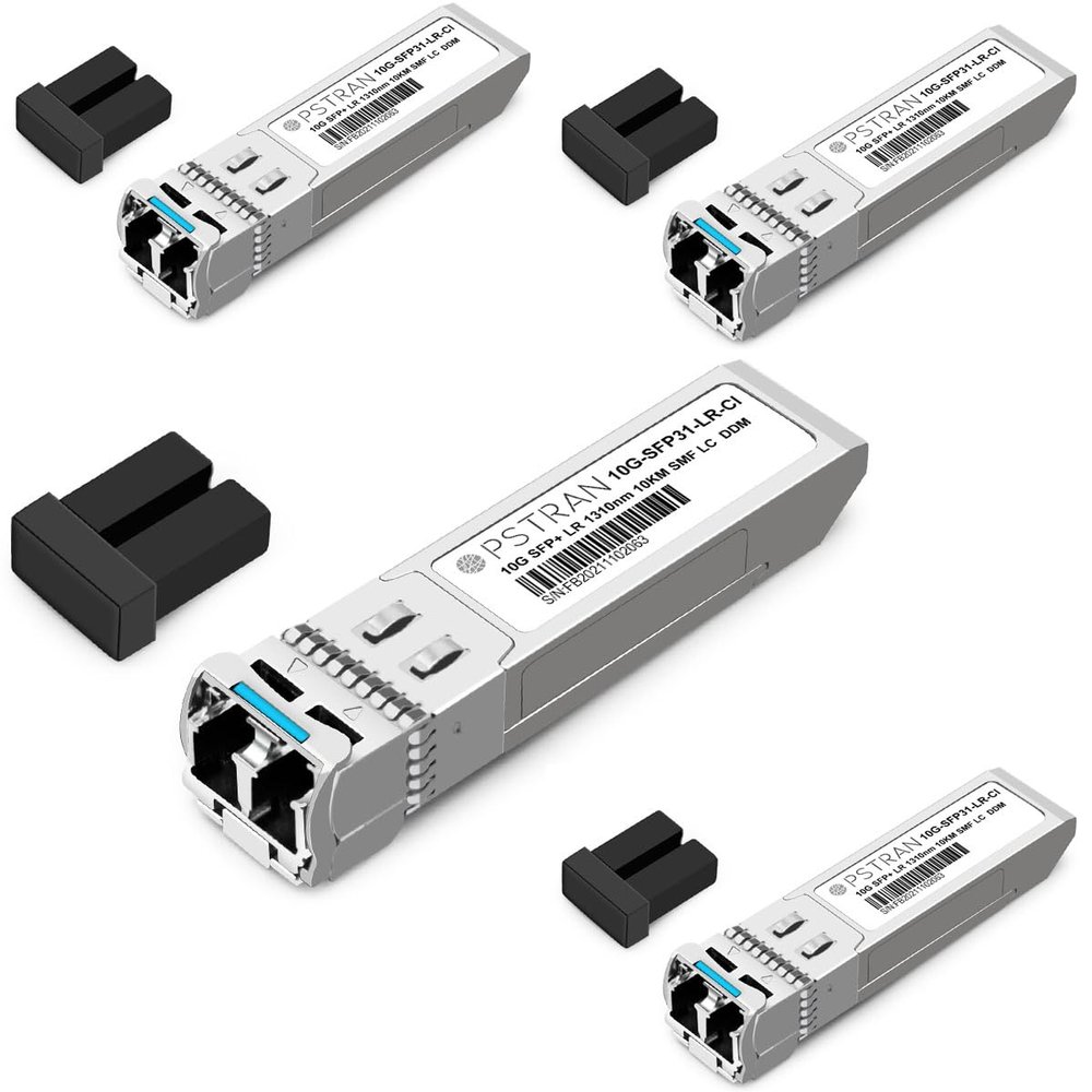 OPSTRAN 10GBASE-LR SFP+ Optical Transceiver Module Compatible with Brocade 10G-SFPP-LR 1310nm 10km DOM Duplex LC SMF 4 Pack