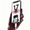 10FT iPhone 15/16/16E Woven USB C Cable for iPhone 17 Air,15/16 Pro Max, Plus,iPad 10th Gen,iPad Pro 12.9/11,iPad Air 5/4th,Mini 6th, AirPods Pro 2nd/3rd gen USB A to USB C Long CarPlay Charger Cord view 2
