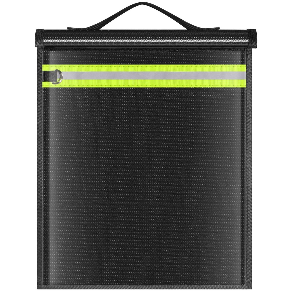 Lulrsay Large Faraday Bags EMP Proof,Portable Faraday Cage for Laptops Tablets,Faraday Bags with Handle&Reflective Strip,EMP bags for Electronics,Fireproof Waterproof RFID Signal Blocker Faraday Pouch