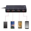 4 Port Micro USB Hub, 4 Port USB 2.0 Data Hub, USB 2.0 OTG Extension Adapter, 4 Port OTG Cable Adapter view 2