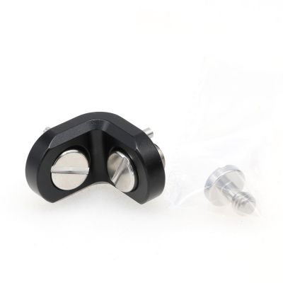 DRRI 3/8 Right Angle Mount Extension Bracket 3/8 1/4 Screws for ARRI Sony Red Camera Video Image Transmission Monitor Wireless Follow Focus Adapter DSLR Camera Cage