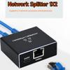 Grimmstr Gigabit Ethernet Splitter 1 in 2 Out,RJ45 Network Extender,1000Mbps Internet Cable Splitter,for Cat5/5e/6/7/8 Cable, Black, 500448466 view 2