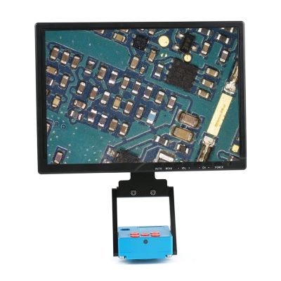 JKSVTF Microscope 10.1"" HD IPS LCD Monitor + 30MP 21MP 1080P 60FPS 2K TF Video Recorder HD HDMI C Mount Lens Industrial Video Microscope for PCB Board (21mp)