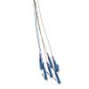 COMZON 6 Strand Fiber Distribution Pigtail, Singlemode, LC/UPC Connectors, Blue Boots, 9.8 Feet (3 Meter) - Low Insertion Loss view 3