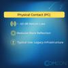 COMZON 6-Strand SC/PC Multimode Fiber Optic Distribution Pigtail, OM3 50/125, Color Coded 900um Breakout, 9.8 Feet (3 Meter) - Durable Jacket view 3