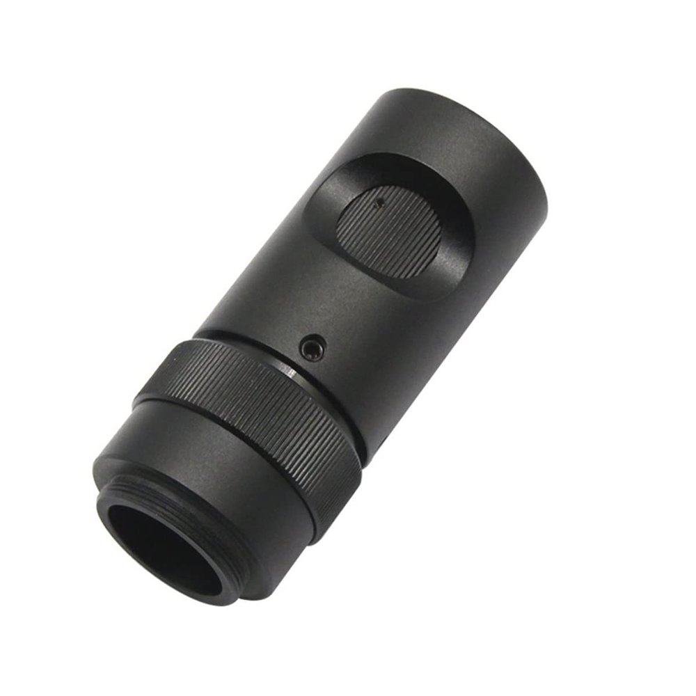 JOEBO Microscope Kit 1X C-Mount Adapter Lens for Trinocular Microscope Connected to Digital Camera Adjustable with Cross Reticle Scale Micrometer Microscope Lens Adapters