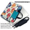 BTCOWZRV Laptop Bag 13-15.6 inch Laptop Shoulder Bag for Men Women Funny Fishes Computer Bag Messenger Bag for Work view 4