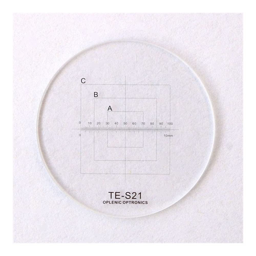 Joebo Microscope Kit 961 Microscope Accessories Checkerboard Calibration Micrometer Slide Diameter 20.4mm Microscope Lens Adapters