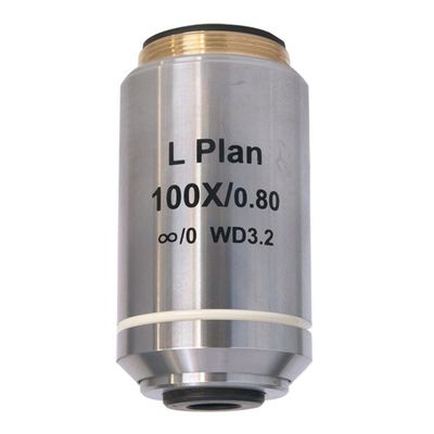 Joebo Microscope Kit 5X 10X 20X 50X 100X Microscope Objective Lens Achromatic Microscope Parts 20.2MM Microscope Lens Adapters (Color : 100X)