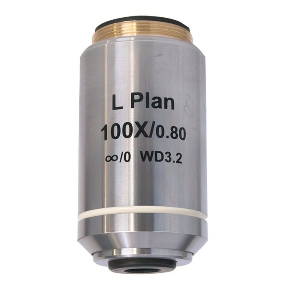 Joebo Microscope Kit 5X 10X 20X 50X 100X Microscope Objective Lens Achromatic Microscope Parts 20.2MM Microscope Lens Adapters (Color : 100X)