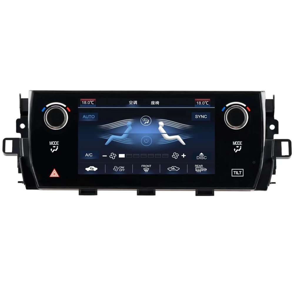 6.2 Inch LCD Touch Screen Air Conditioning Climate Control Car AC Panel for Honda Avancier UR-V 2017-2022