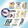 10pcs Billiards Sticker Sheet, Cute Vinyl Decals for Pool Players, Cue Sports Fans, and Game Room Decor, Waterproof, UV-Resistant, for Laptop, Water Bottle, Journal, Notebook, Phone Case view 3