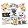 10pcs Mechanic Stickers Sheet, Waterproof, UV-Resistant, Hard Hat, Funny, Construction, Tool Box, Toolbox Accessories, Welding, Helmet, Truck Stickers for Men for Laptop, Water Bottle, Journal view 1