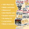 10pcs Mechanic Stickers Sheet, Waterproof, UV-Resistant, Hard Hat, Funny, Construction, Tool Box, Toolbox Accessories, Welding, Helmet, Truck Stickers for Men for Laptop, Water Bottle, Journal view 3