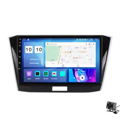 ADMLZQQ Android 12 Head Unit 2 Din Car Stereo Sat Nav for Volkswagen Passat B8 2015-2018 Radio GPS Navigation 10.2'' MP5 Multimedia Video Player FM Receiver Support 4G SIM 5G WiFi SWC,M200s