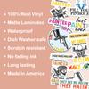 10pcs Painter Stickers Sheet, Waterproof, UV-Resistant, Artist Decals, Painting Contractor Essentials, Gifts for Painter, Versatile Use for Laptop, Water Bottle, Journal, Notebook, Phone Case view 3