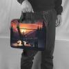 BTCOWZRV Laptop Bag 13-15.6 inch Laptop Shoulder Bag for Men Women Christmas Scene Computer Bag Messenger Bag for Work, Black view 2