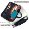 BTCOWZRV Laptop Bag 13-15.6 inch Laptop Shoulder Bag for Men Women Christmas Scene Computer Bag Messenger Bag for Work, Black view 4