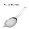 Gavigain Mesh Strainer,Stainless Steel Strainer Thickened Wide Oil Colander Cooking Skimmer with Handle Kitchen Tool for Home view 3