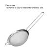 Gavigain Mesh Strainer,Stainless Steel Strainer Thickened Wide Oil Colander Cooking Skimmer with Handle Kitchen Tool for Home view 4
